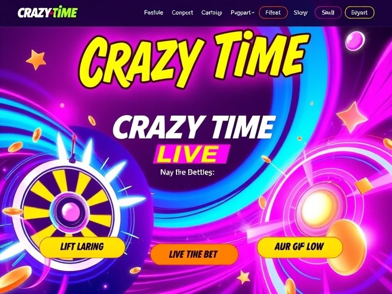 Crazy Time Live brings the excitement of the casino directly to your screen. Play this innovative live casino game with real dealers, enjoy huge multipliers, and take part in an interactive game show environment with tons of bonus rounds.
